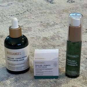 Biossance Squalane Bundle | Copper Peptide Serum | Clean Beauty